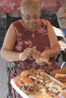 picking crab meat