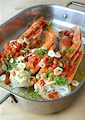 Tomato-Garlic Crab Legs